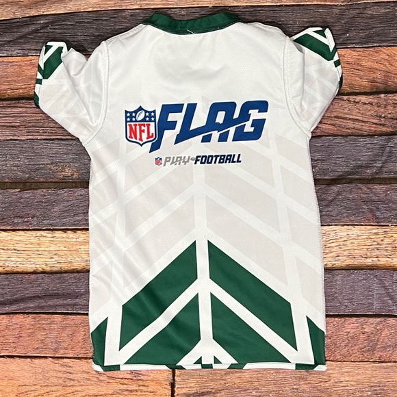 New York Jets NFL Football Reversible Boys Kids Youth Jersey - Picture 2 of 4